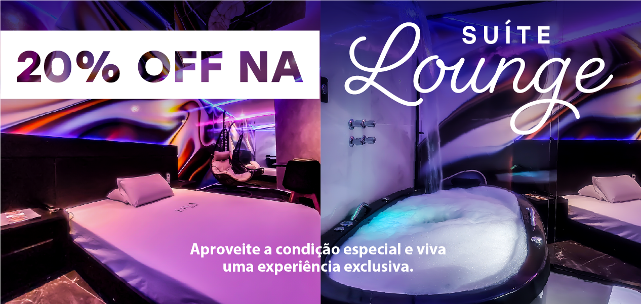 20% off na suíte lounge